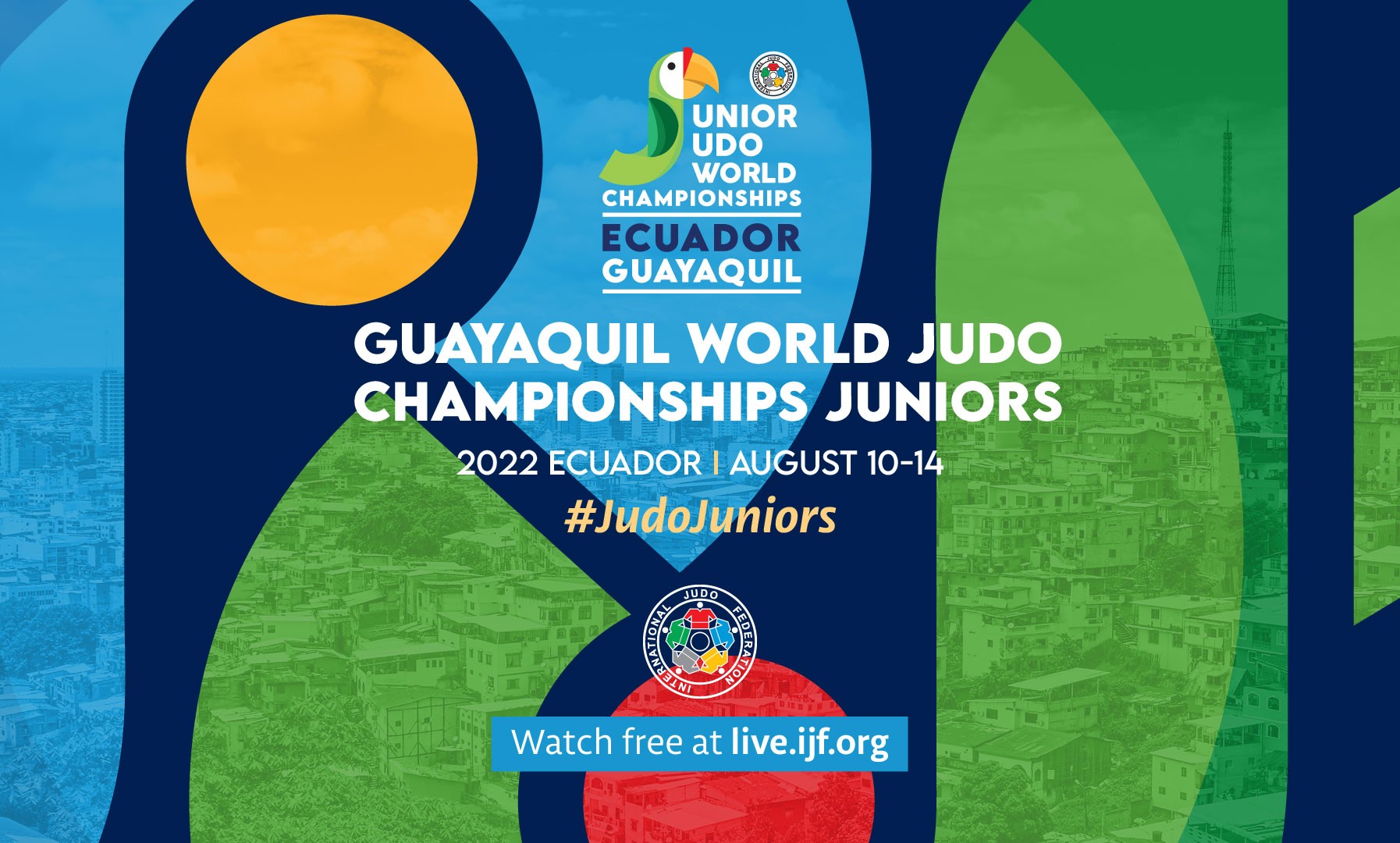 World Judo Championship Ecuador logo.