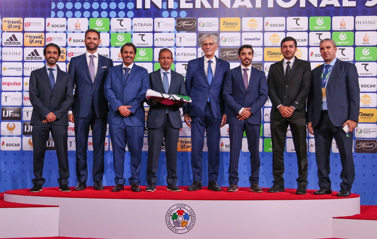 2023 World Judo Championships Flag is Handed Over to Qatar /