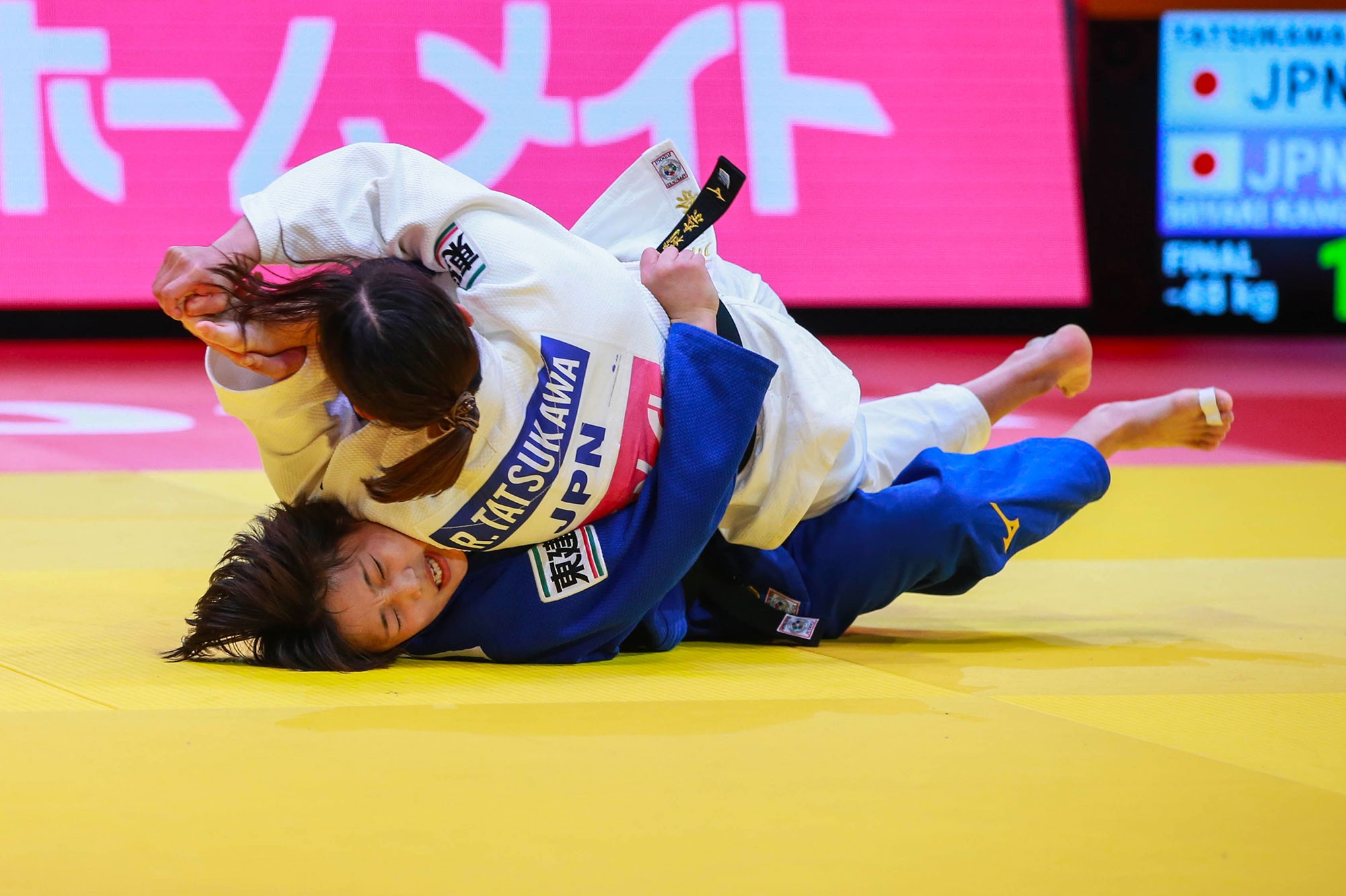 48kg: Miyaki Dominates and Wins / IJF.org