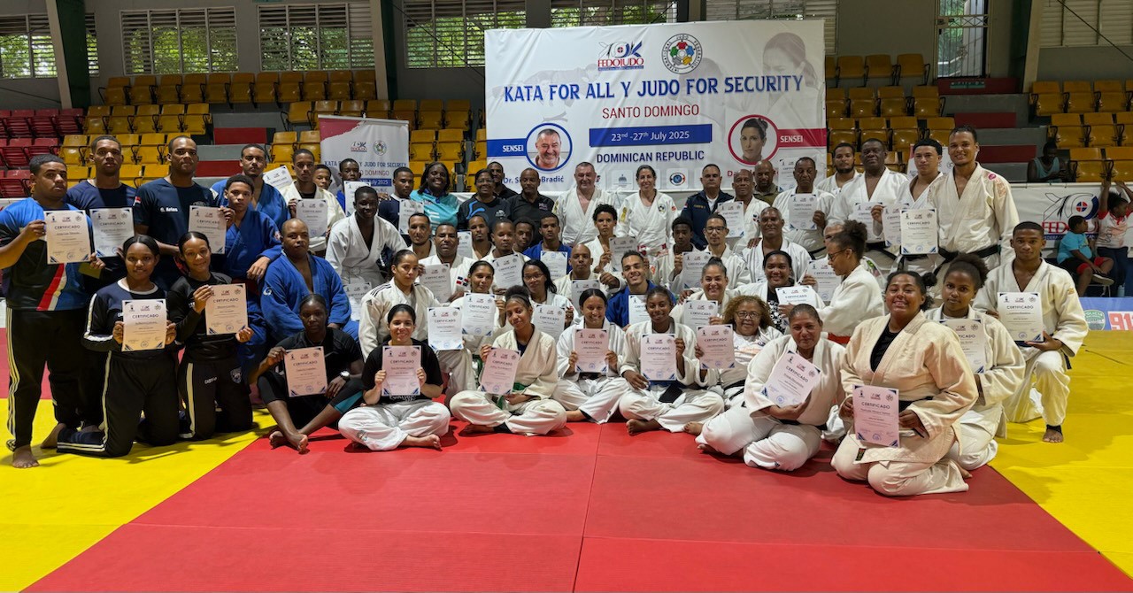 Kata for All and Judo for Security Seminar Shines in Santo Domingo