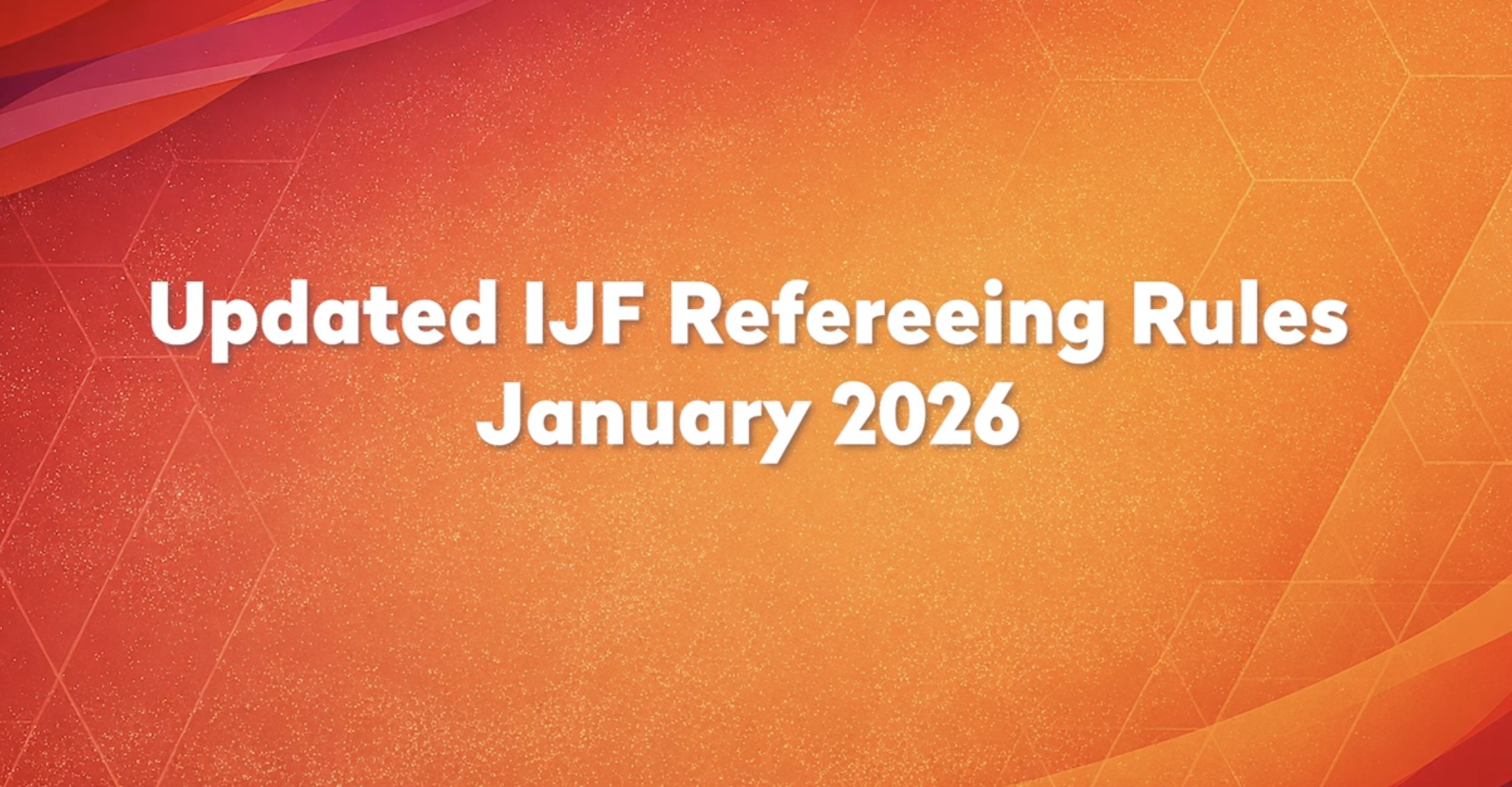 Rules Confirmed Ahead of a New Season / IJF.org