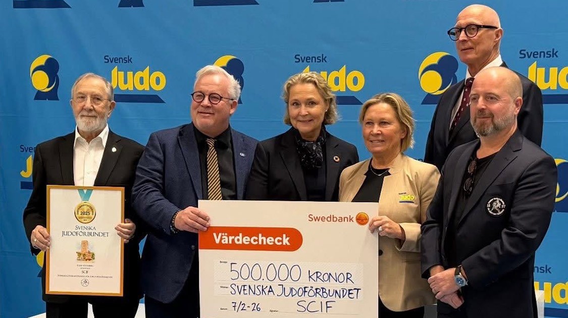 Swedish Judo Honoured as Federation of the Year